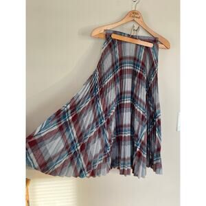 Vintage Jones New York Plaid Midi Skirt